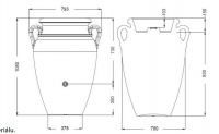  Sud na vodu Amphora 250 l